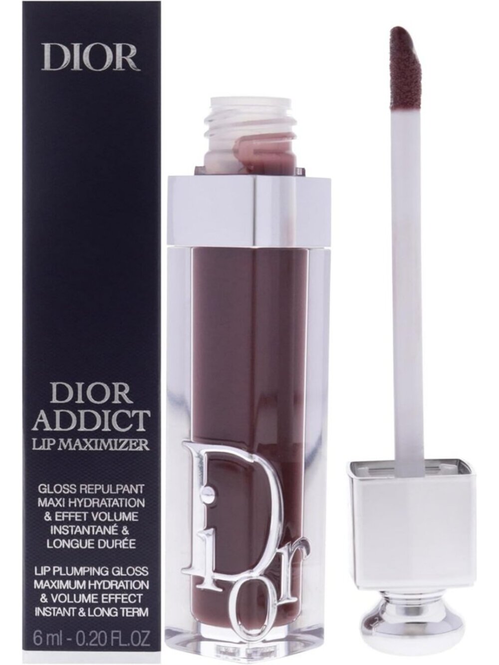 Lip Maximizer Gloss - 020 Mahogany, Hydrating Lip Plumper, 0.2 oz for Women